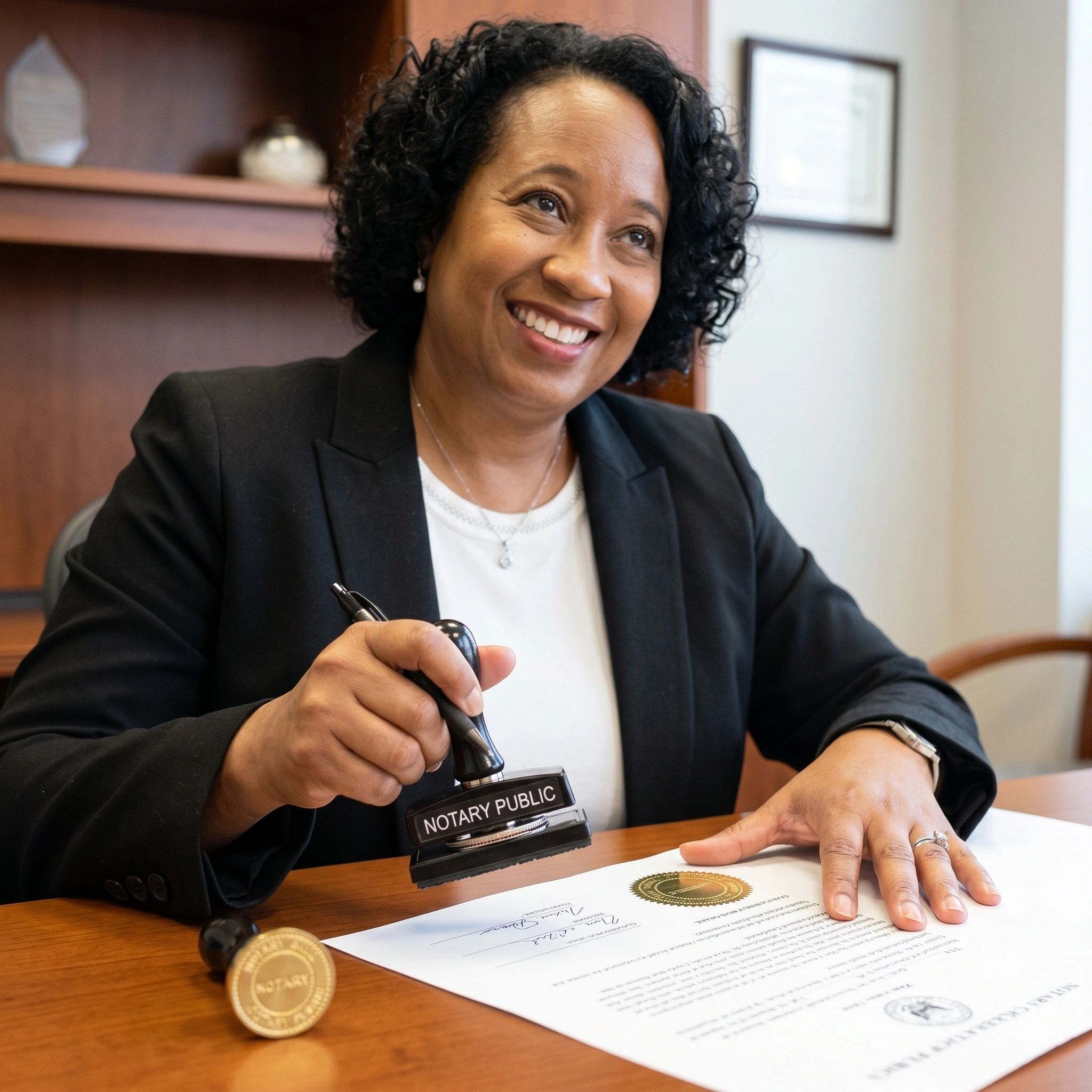 Kimelyn Coleman, Notary Public